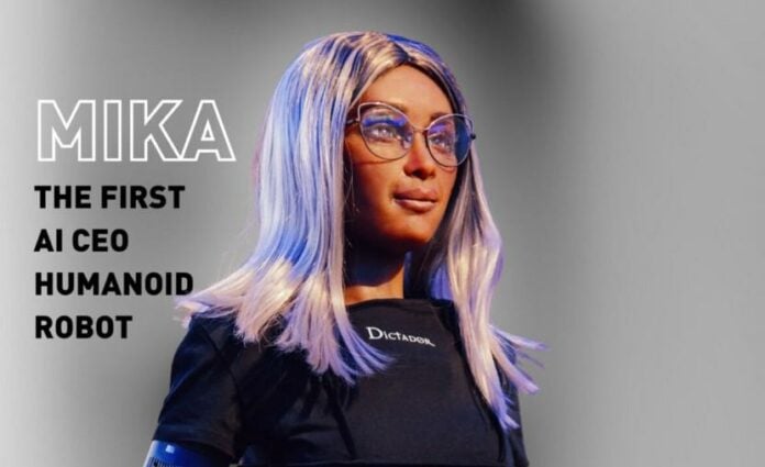 Mika world first AI robot CEO