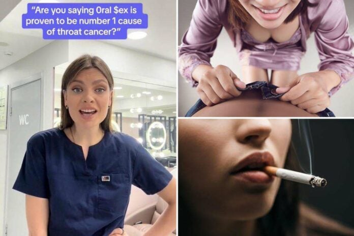 Oral sex throat cancer