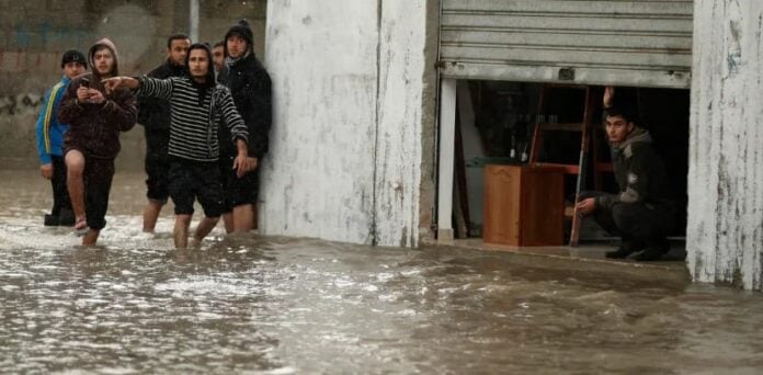 Gaza flooding and disease