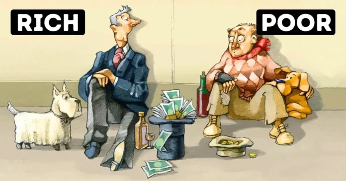 rich and poor