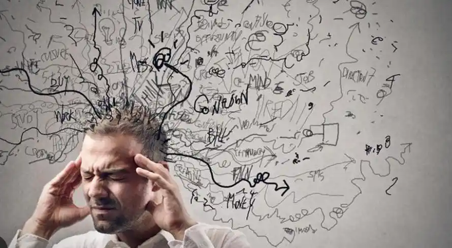 Illustration showing emotional responsiveness and high sensitivity affecting mental health